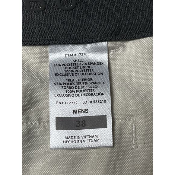 Soybu Shorts Men's Size 38 White Tan Athletic Stretch Golf, Walking, Vacation - Picture 9 of 10